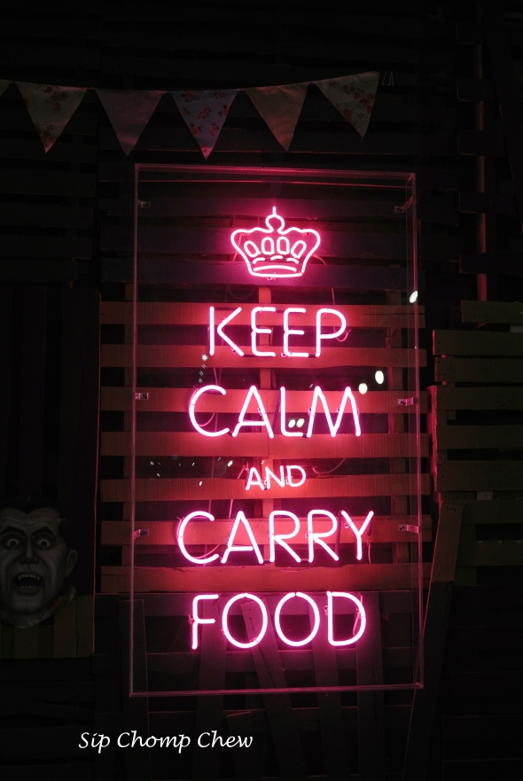 SCC Keep Calm Food Sign